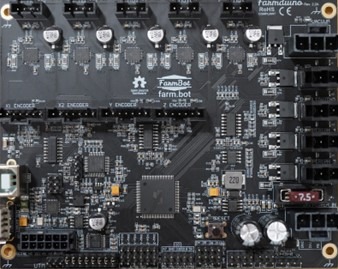 Arduino board used with the FarmBot OPC UA Control Integration project